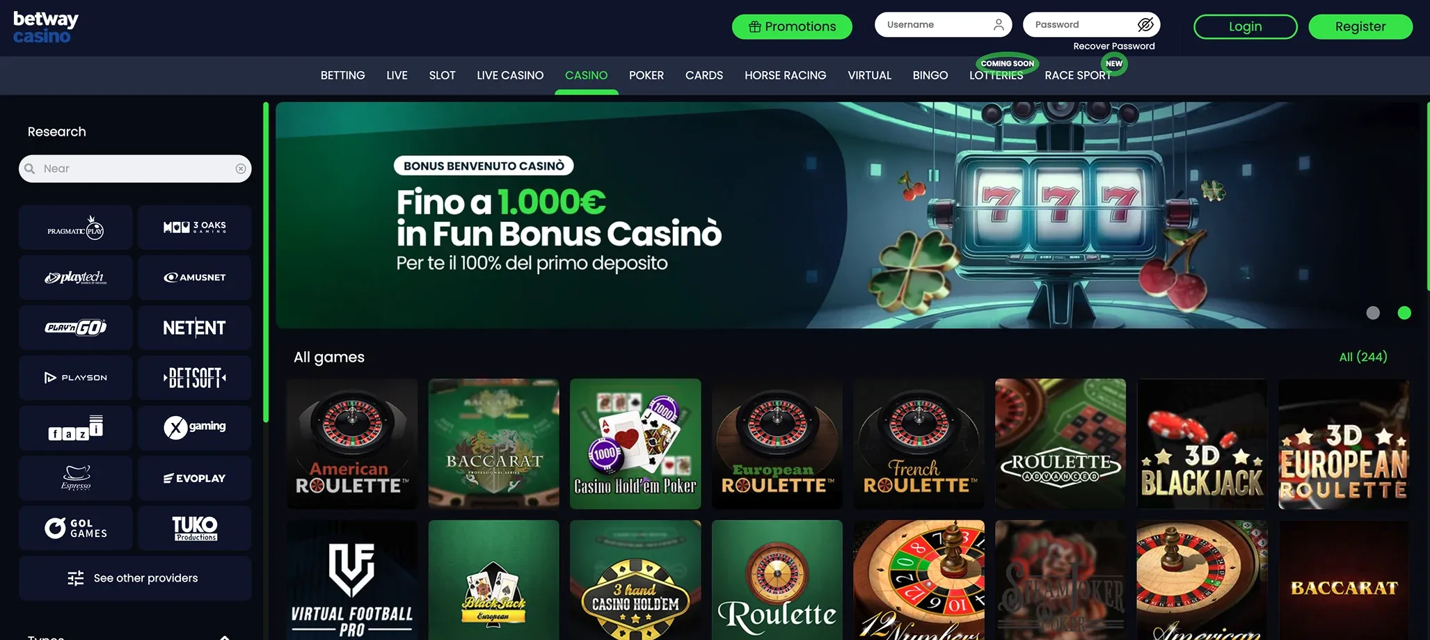Betway Casino Betway Casino